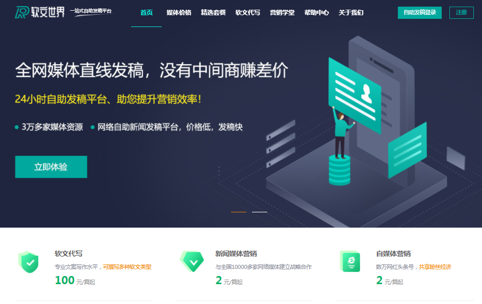 軟文推廣發稿多少錢一篇？