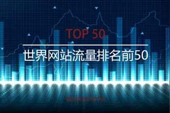 全球訪問量最高的50個網(wǎng)站一覽表
